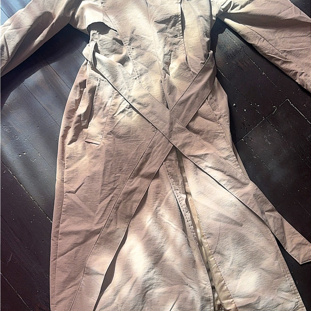 A New Day Trench Coat. Took tags off, as I had to planned to wear it—never did
